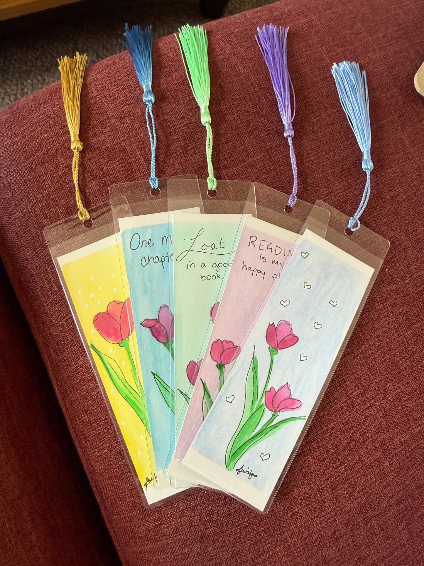 Bookmarks Hand painted