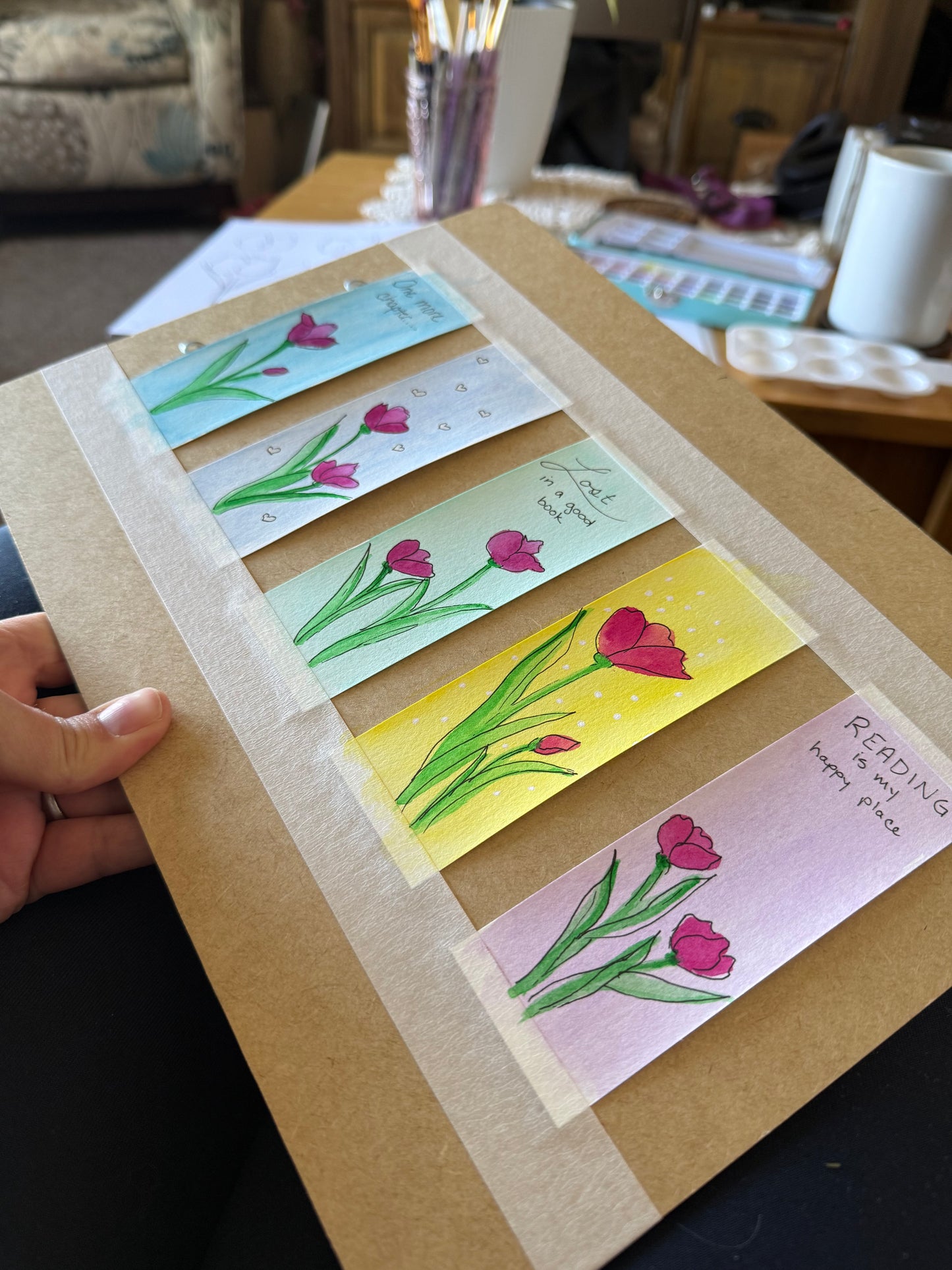 Bookmarks Hand painted