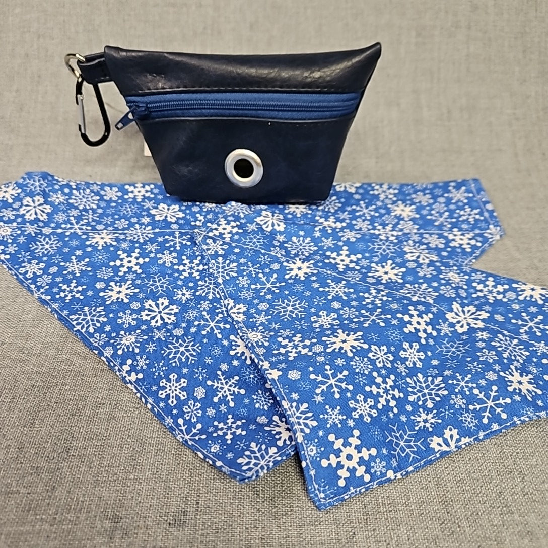 Dog Bandana & Potty bag pouch