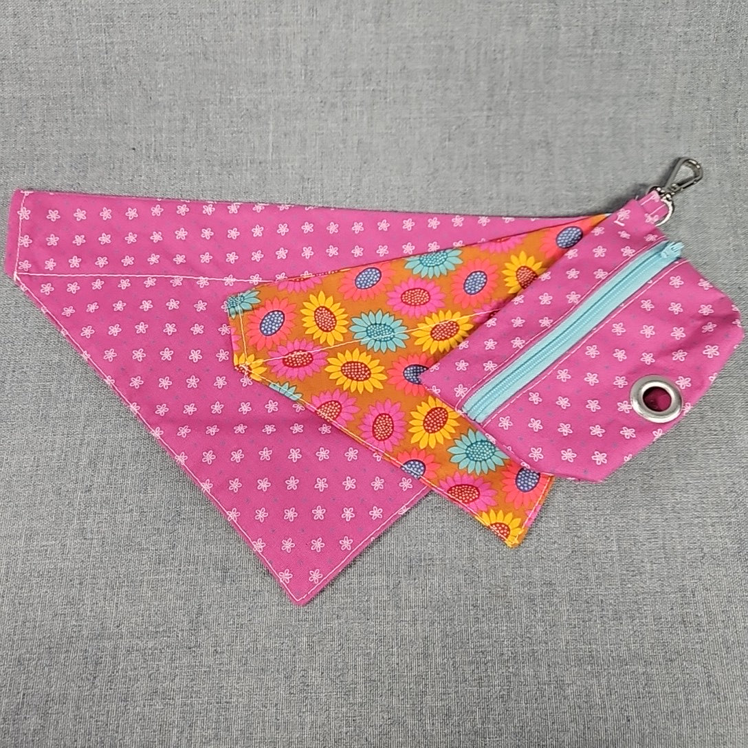 Dog Bandana & Potty bag pouch