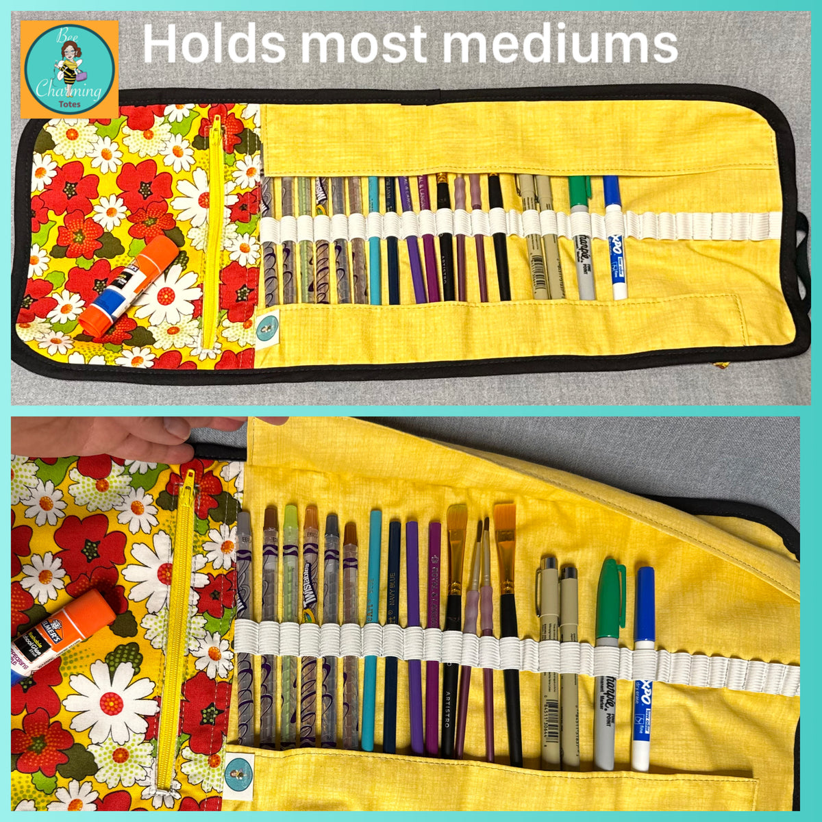 Roll-up art case
